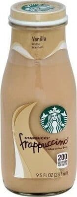 STARBUCKS, CHILLED COFFEE DRINK, VANILLA FRAPPUCCINO, VANILLA FRAPPUCCINO