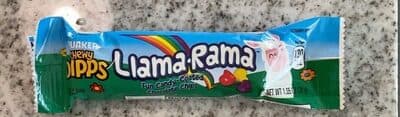 LIAMA-RAMA FUN CANDY-COATED CHOCOLATE CHIPS GRANOLA BAR, LIAMA-RAMA