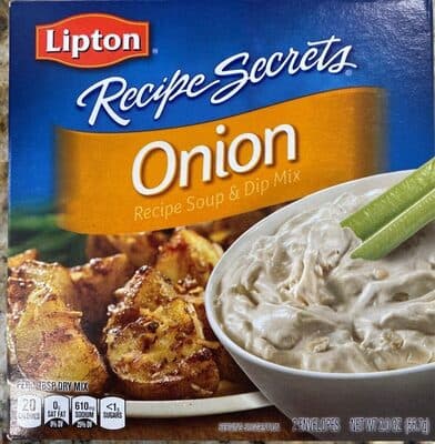 LIPTON, RECIPE SECRETS, RECIPE SOUP & DIP MIX, ONION