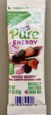 NATURALLY SWEETENED DRINK MIX, MIXED BERRY