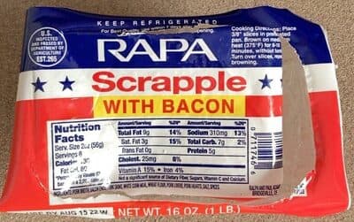 RAPA, SCRAPPLE WITH BACON