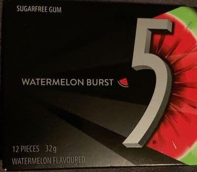 Wrigley's 5 Watermelon Burst 12 Pieces 32g