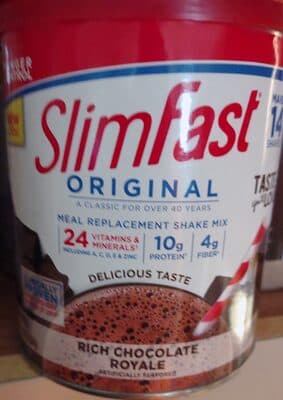 ORIGINAL MEAL REPLACEMENT SHAKE MIX, RICH CHOCOLATE ROYALE, RICH CHOCOLATE ROYALE