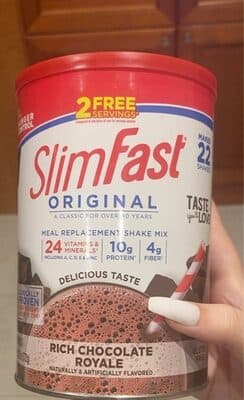 ORIGINAL MEAL REPLACEMENT SHAKE MIX, RICH CHOCOLATE ROYALE, RICH CHOCOLATE ROYALE