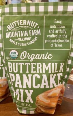 ORGANIC BUTTERMILK PANCAKE MIX, BUTTERMILK