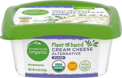 PLAIN PLANT BASED CREAM CHEESE ALTERNATIVE, PLAIN