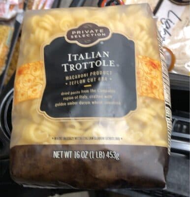 MACARONI PRODUCT, ITALIAN TROTTOLE