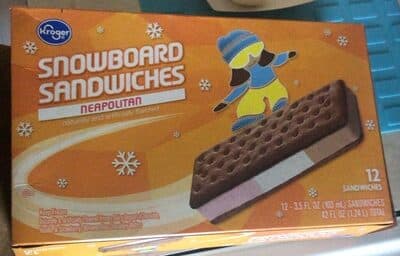 NEAPOLITAN SNOWBOARD SANDWICHES, NEAPOLITAN