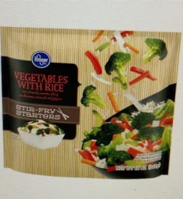 VEGETABLES WITH RICE
