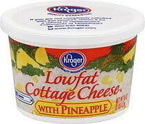 KROGER, LOWFAT COTTAGE CHEESE, PINEAPPLE
