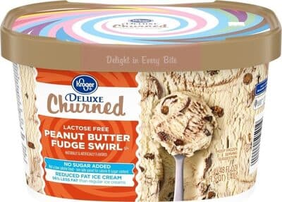 DELUXE CHURNED REDUCED FAT ICE CREAM