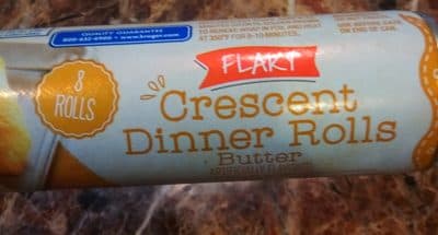 CRESCENT DINNER ROLLS BUTTER
