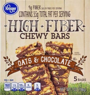 KROGER, CHEWY BARS, OATS & CHOCOLATE