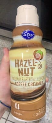 KROGER, COFFEE CREAMER, HAZEL-NUT