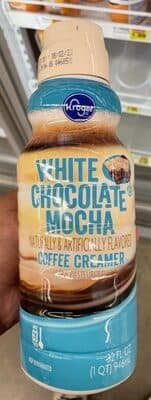 KROGER, COFFEE CREMER, WHITE CHOCOLATE MOCHA