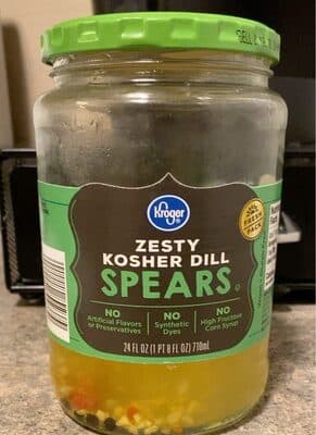 ZESTY KOSHER DILL SPEARS