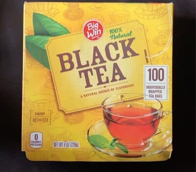 BLACK TEA BAGS, BLACK
