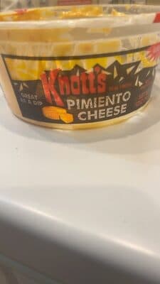 PIMIENTO CHEESE REAL CHEESE, PIMIENTO