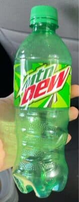 Mtn Dew Soda 16 Fluid Ounce Plastic Bottle