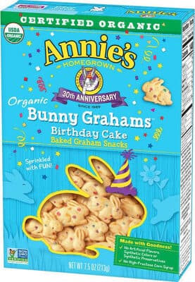 Annie's Organic Birthday Cake Bunny Grahams