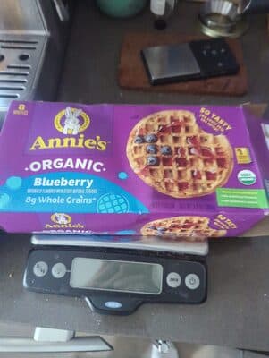 Ann Org Blueberry Waffles 8Ct