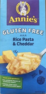 Annie's Homegrown Gluten Free Rice Pasta and Cheddar Mac &amp; Cheese
