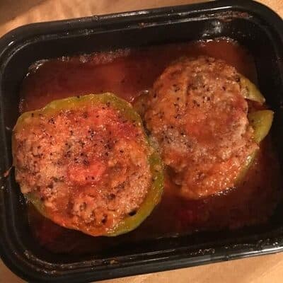 STOUFFER'S, STUFFED PEPPERS WITH BEEF & RICE IN TOMATO SAUCE