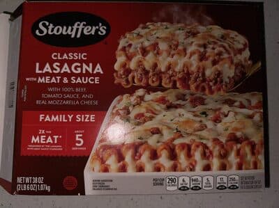 LASAGNA WITH MEAT & SAUCE