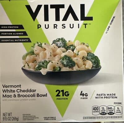 LIFE CUISINE VEGGIE LOVERS VERMONT WHITE CHEDDAR MAC & BROCCOLI BOWL, 9 1/2 OZ