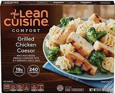 GRILLED CHICKEN CAESAR WHITE MEAT CHICKEN, BROCCOLI & RADIATORE PASTA IN A PARMESAN & GARLIC SAUCE, GRILLED CHICKEN CAESAR