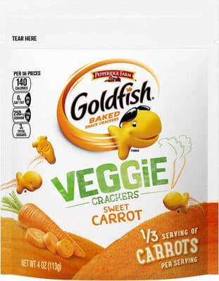 SWEET CARROT VEGGIE BAKED SNACK CRACKERS, SWEET CARROT