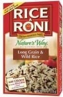 Rice A Roni Rustic Recipes Long Grain & Wild Rice 4.2 Ounce Paper Box