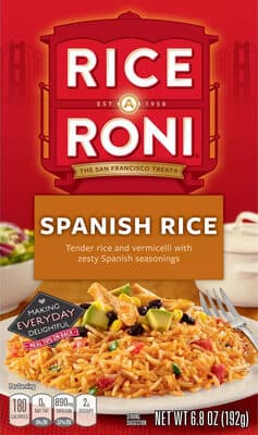 Rice a Roni Spanish Rice 6.8 Ounce Paper Box