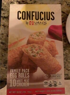 WHITE MEAT CHICKEN EGG ROLLS, WHITE MEAT CHICKEN