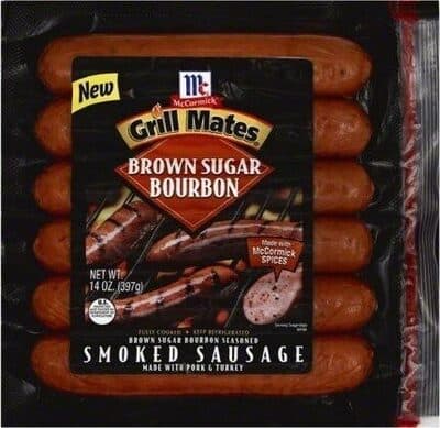 BROWN SUGAR BOURBON SEASONED SMOKED SAUSAGE