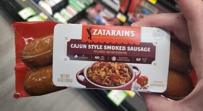 CAJUN STYLE SMOKED SAUSAGE, CAJUN STYLE