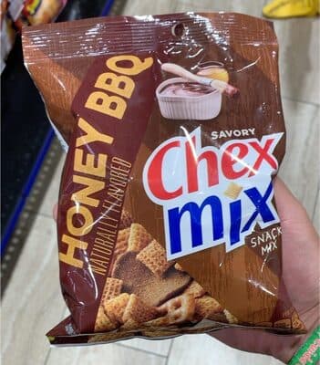 HONEY BBQ SAVORY SNACK MIX, HONEY BBQ