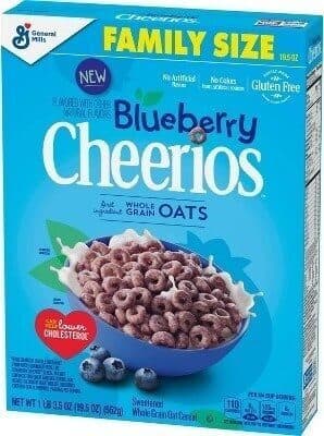 Blueberry Cheerios Cereal
