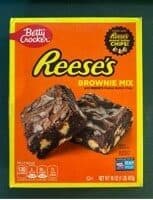 REESE'S WITH PEANUT BUTTER CHIPS BROWNIE MIX, PEANUT BUTTER