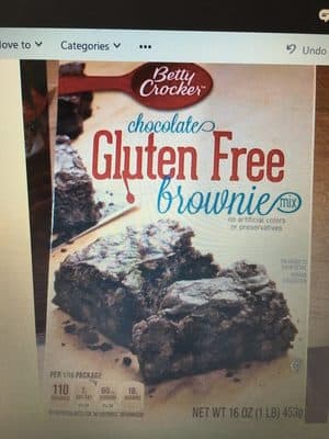 Betty Crocker Gluten Free Chocolate Brownie Mix