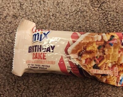 Chex Mix Birthday Cake Bar