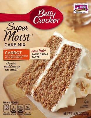 Betty Crocker Super Moist Carrot Cake Mix
