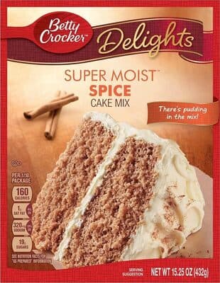 Betty Crocker Super Moist Spice Cake Mix