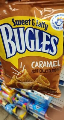 Bugles Sweet and Salty Caramel Crispy Corn Snacks
