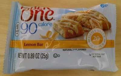Fiber One 90 Calorie Lemon Baked Bars