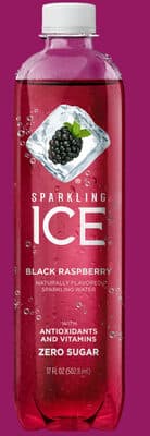 BLACK RASPBERRY FLAVORED SPARKLING WATER, BLACK RASPBERRY