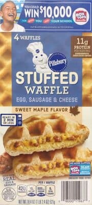 PB SausageEggCheese Wffle 4Ct