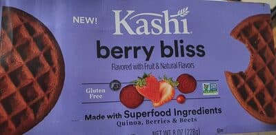 BERRY BLISS QUINOA, BERRIES & BEETS WAFFLES, BERRY BLISS