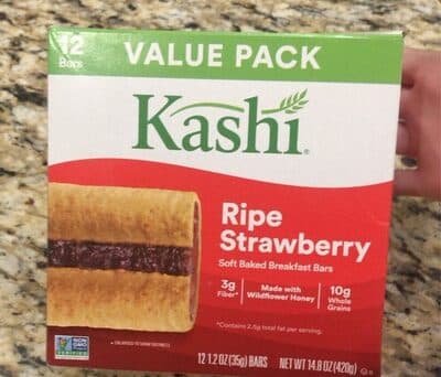 RIPE STRAWBERRY SOFT BAKED BREAKFAST BARS, RIPE STRAWBERRY