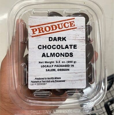 DARK CHOCOLATE ALMONDS